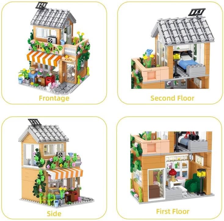 Family Holiday Modular Toy Building Blocks Bricks Set General Jim's Toys Floors