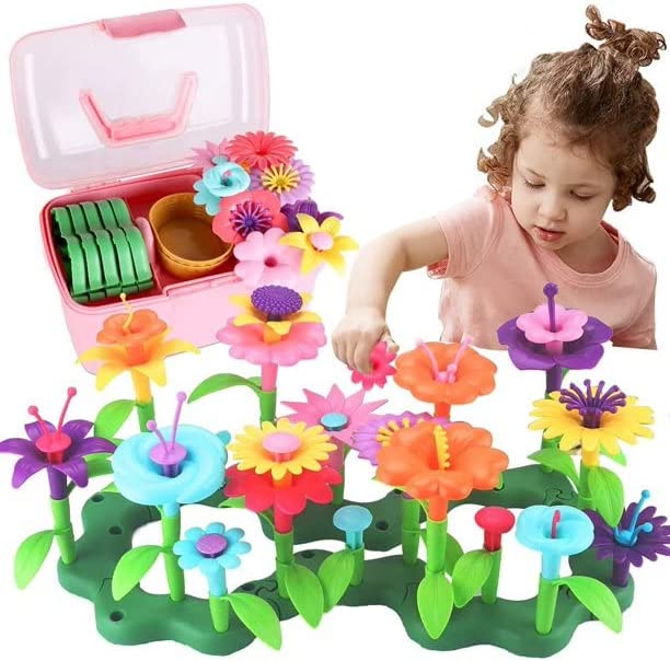 Flower Garden Building Blocks Toy Bricks Set General Jim's Toys Main