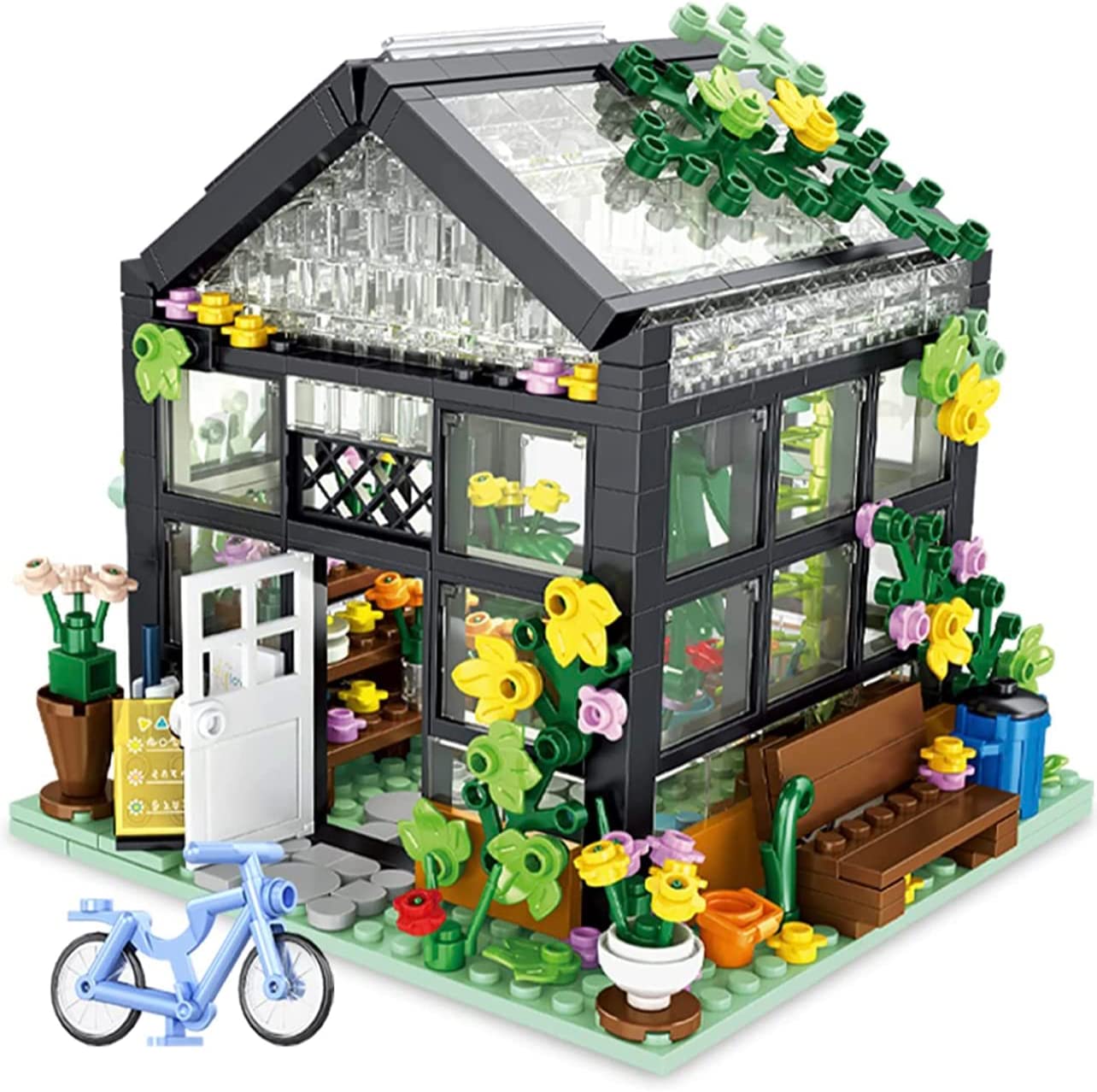 Greenhouse Flower Garden Building Blocks Set | General Jim's Toys & Bricks | GJ-GH