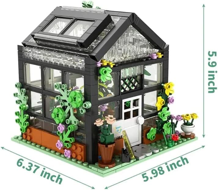 Greenhouse Flower Garden Building Blocks Set | General Jim's Toys & Bricks | GJ-GH