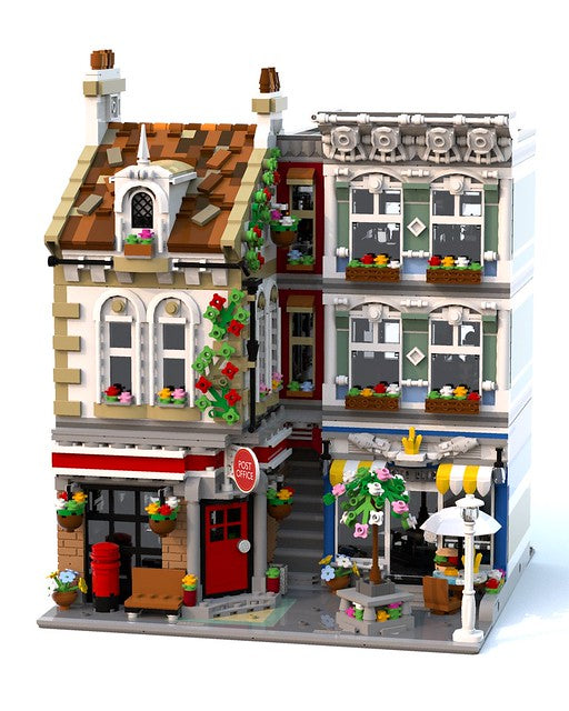 Victorian Vintage Post Office Street View Creator Modular City Buildin ...