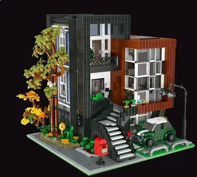 Modular Toy Set Modern Architecture Modular Villa Building Set | General Jim's Toys ...