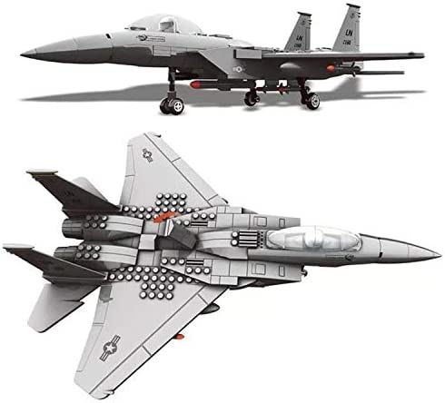 OPEN BOX Building Blocks F-15 Eagle Fighter Model Plane