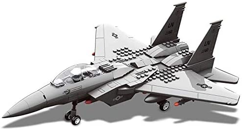 OPEN BOX Building Blocks F-15 Eagle Fighter Model Plane