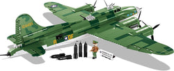 Boeing B-17 Flying Fortress Memphis Belle Building Blocks Set with exclusive pilot figure and intricate details, available at General Jim's Toys