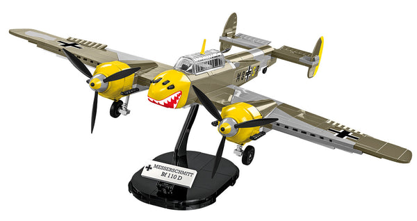 COBI Messerschmitt BF 110D Building Blocks Toy Set with display stand and pilot figures on General Jim's Toys website