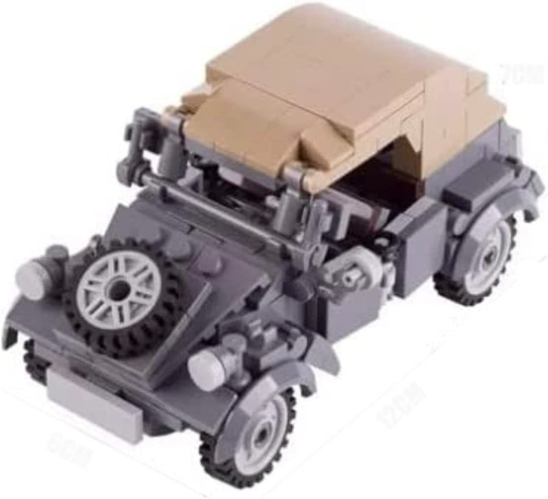 General Jim's Volkswagen Kübelwagen World War 2 German Military Car Top Up Building Blocks Bricks Toy Car Set