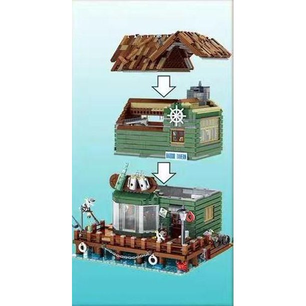 Harbortown Tavern Modular City Building Blocks Set | General Jim's Toys & Bricks | GJ-HT