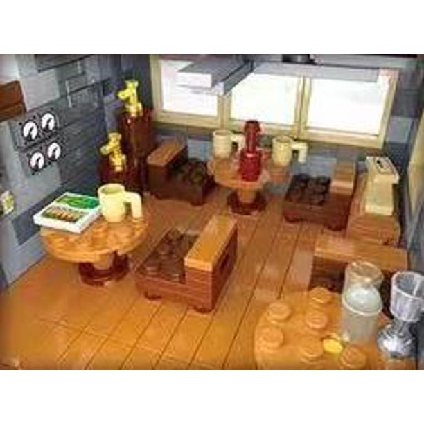 Harbortown Fishing Tavern Modular City Building Blocks Set | General Jim's Toys