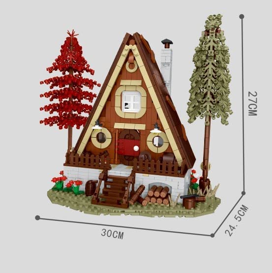 Modular Cabin In the Woods Building Blocks Toy Brick Building Set | General Jim's Toys