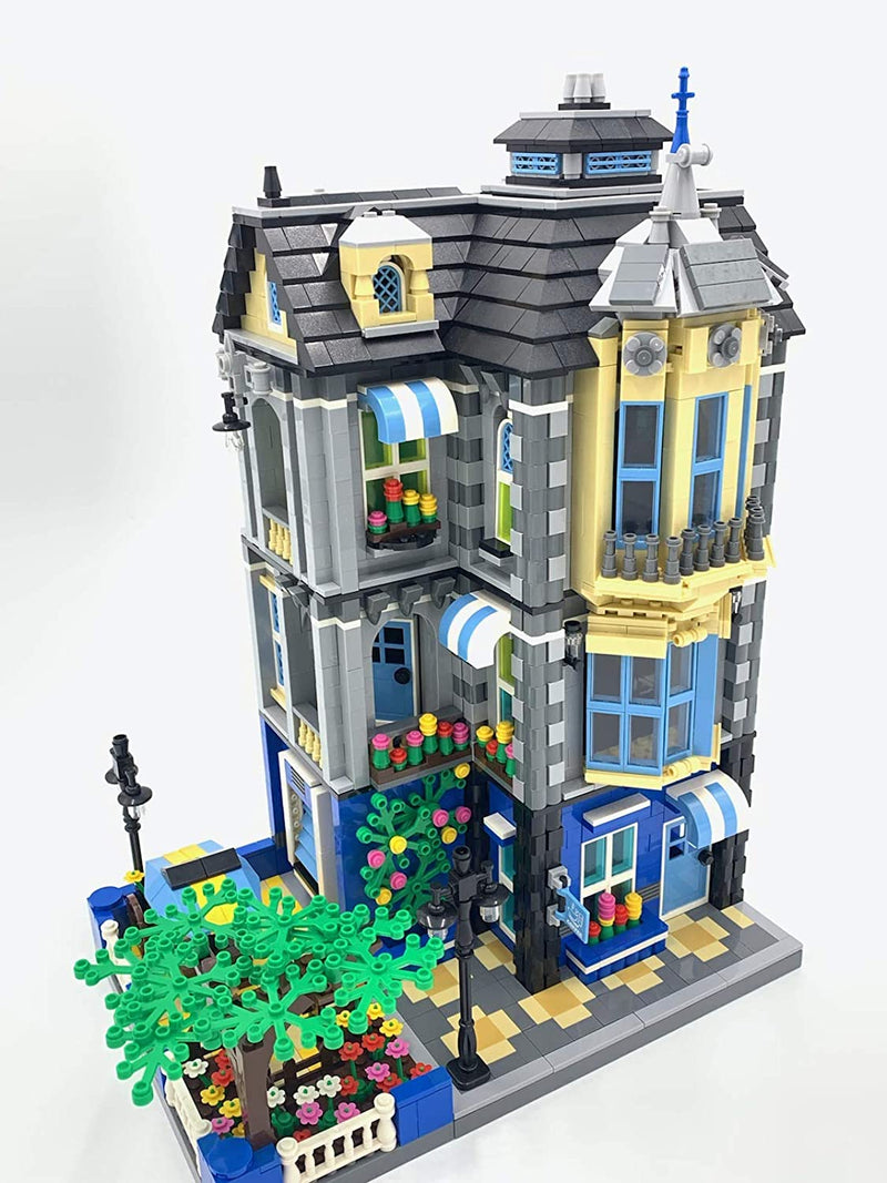 Garden Coffee Shop Modular City Building Blocks Set | General Jim's Toys