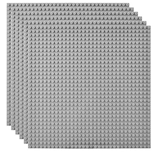 10x10 Grey Base Plates – Pack General Jim's Toys Bricks GJ