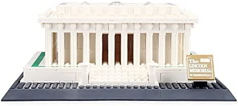 Lincoln Memorial Modualar Building Blocks Toy Brick Set | General Jim's Toys