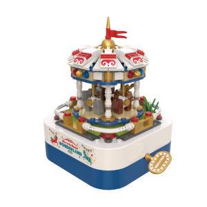 Musical Building Blocks Carousel Merry Go Round Toy Bricks Set | General Jim's Toys