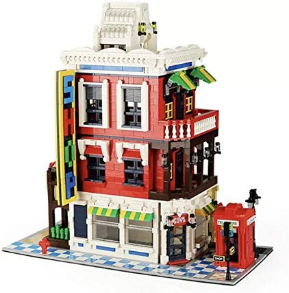 Corner Store Street View Creator Modular Building Blocks Toy Bricks Set | General Jim's Toys