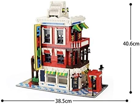Corner Store Street View Creator Modular Building Blocks Toy Bricks Set | General Jim's Toys