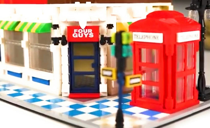 Corner Store Street View Creator Modular City Building Blocks Set | General Jim's Toys