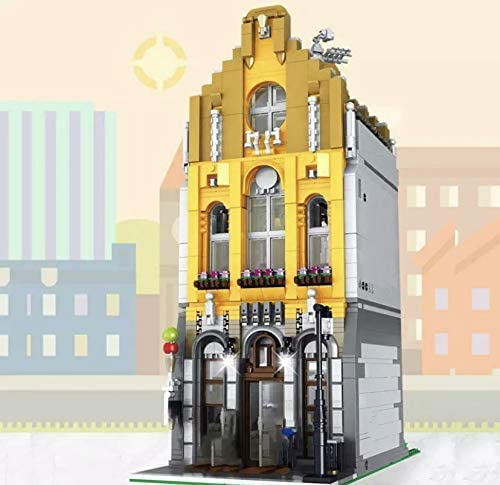 Ice Cream Parlor Building Blocks Modular City Store Toy Bricks Set | General Jim's Toys