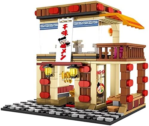 Japanese Ramen Restaurant – 2-Story Modular Building Block Set | General Jim's Toys & Bricks | GJ-JR