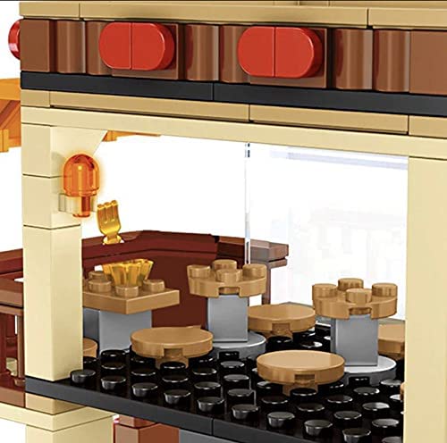 Japanese Ramen Restaurant – 2-Story Modular Building Block Set | General Jim's Toys & Bricks | GJ-JR