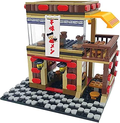 Japanese Ramen Restaurant – 2-Story Modular Building Block Set | General Jim's Toys & Bricks | GJ-JR
