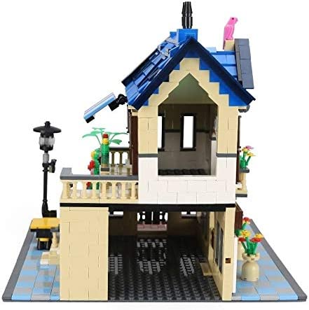 1298Pcs City Street French Lodge Modular House Building Blocks Toy Bricks Set | General Jim's Toys