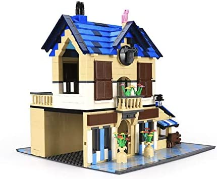 French Lodge Street View Creator Modular City Building Blocks Set | General Jim's Toys