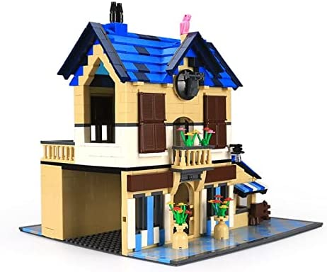 French Lodge Street View Creator Modular City Building Blocks Set | General Jim's Toys
