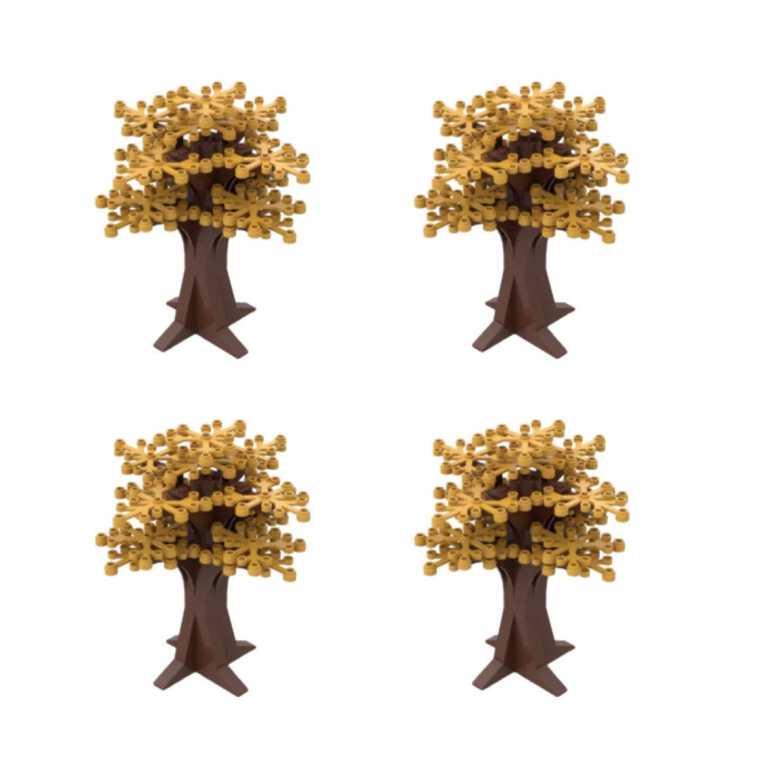 4 Tan Trees – Botanical Building Block Decoration| General Jim's Toys & Bricks | GJ-4TANT