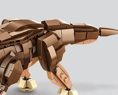 Triceratops Toy Dinosaur Building Blocks 2-in-1 Posable Brick Building Set | General Jim’s Toys