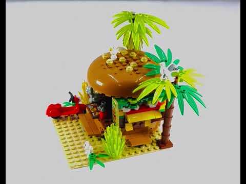 Paradise Burger Building Blocks General Jim's Video