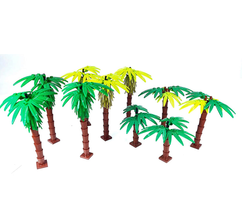 1/64 Diorama Palm Trees Artificial Coconut Plants Indoor