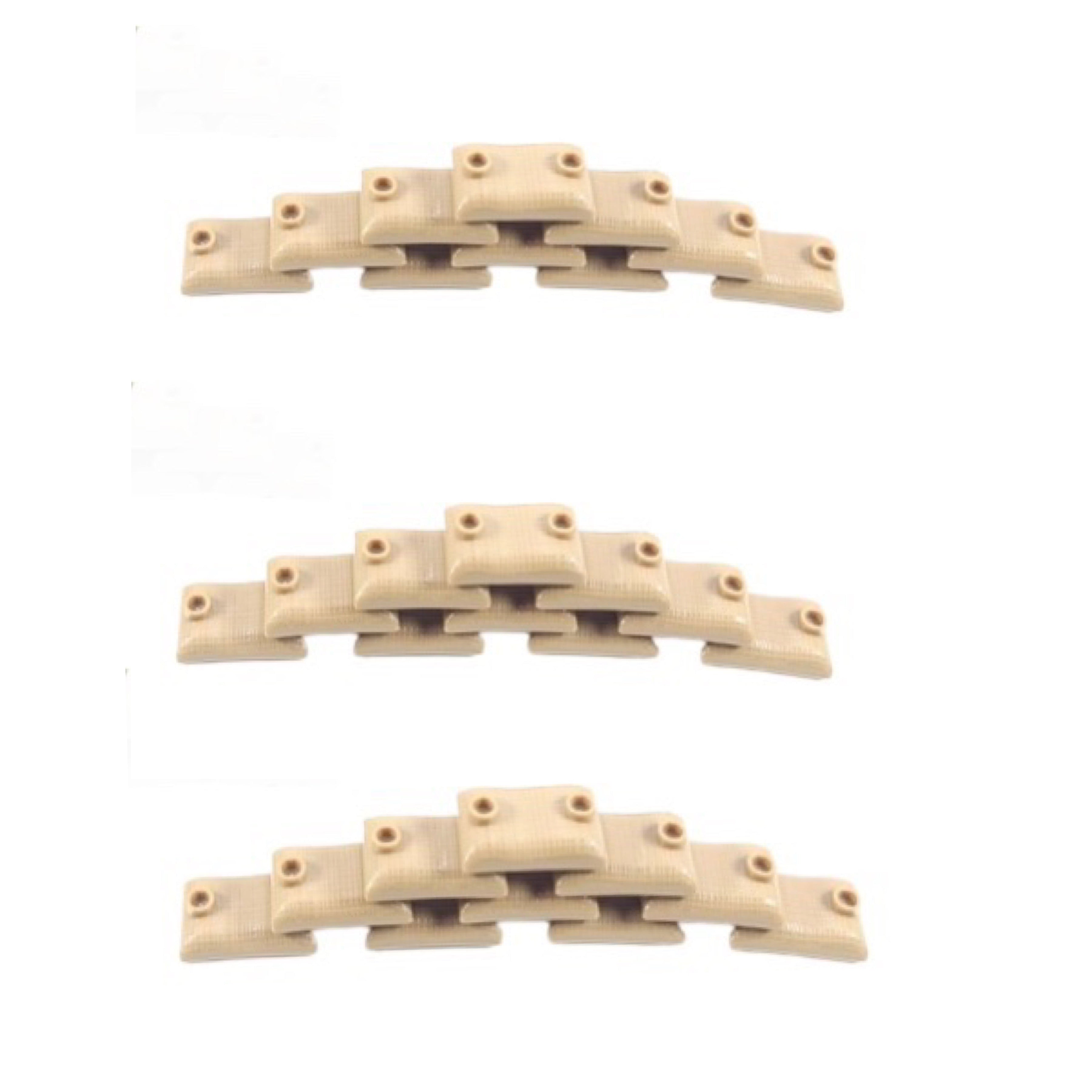 Tan Sandbags Military Building Bricks Accessories x 30| General Jim's Toys & Bricks Tan Sandbags Military Building Bricks Accessories x 30| General Jim's Toys & Bricks | GJ-TSB30