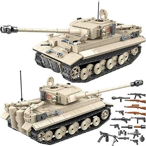 WW2 German Tiger I Tank Building Blocks Model Toy Set