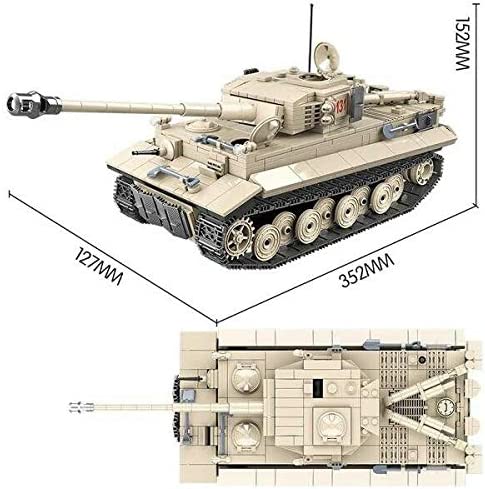 German Tiger Tank 131 Building Blocks Toy Set