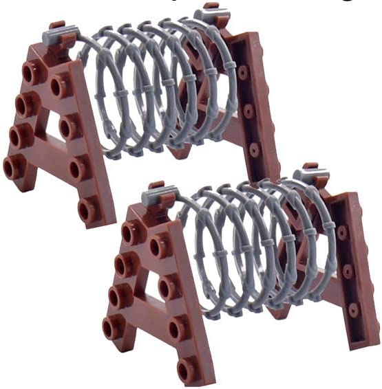 WWII Barbed Wire Defense Set – 50 Pieces | General Jim's Toys & Bricks | GJ-BWS10