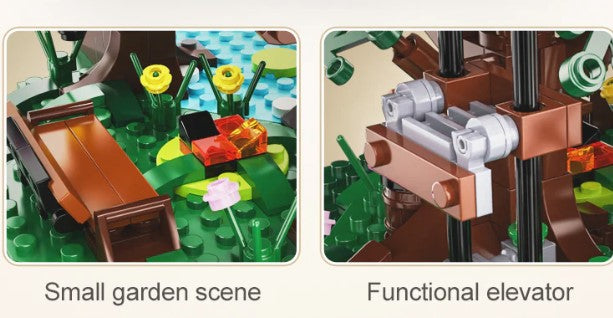 Four Seasons Tree House Building BlockBrick Toy Set | General Jim's Toys