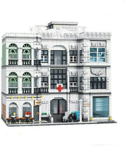 Street View Hospital Modular Building Blocks Toy Bricks Set | General Jim's Toys