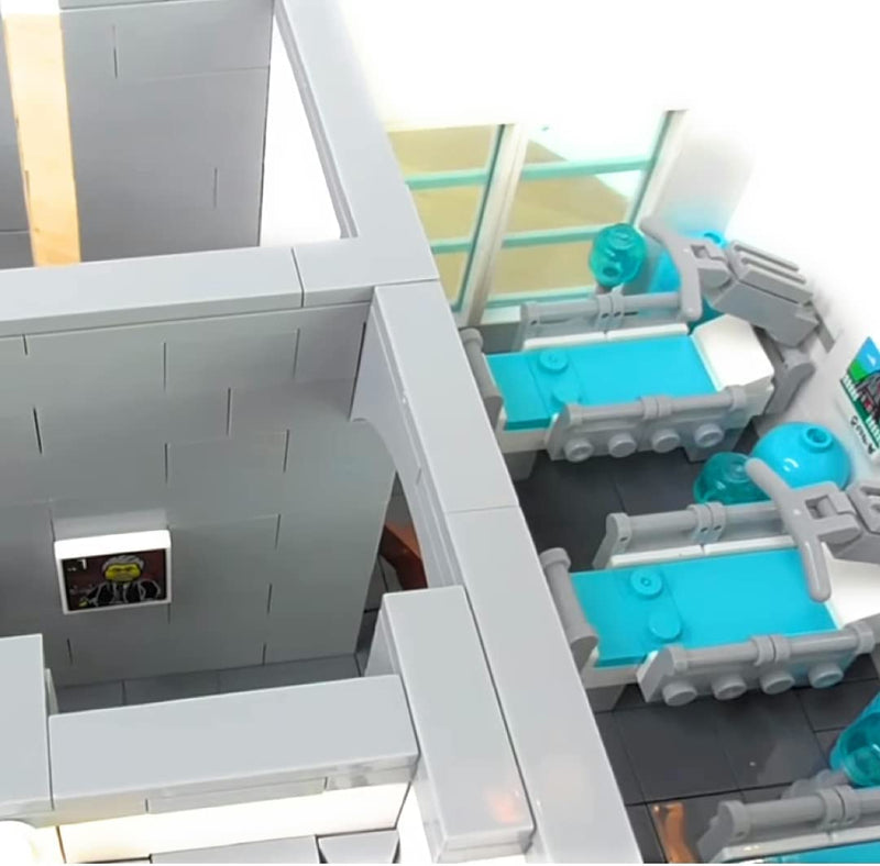 Street View Hospital Modular Building Blocks Toy Bricks Set | General Jim's Toys