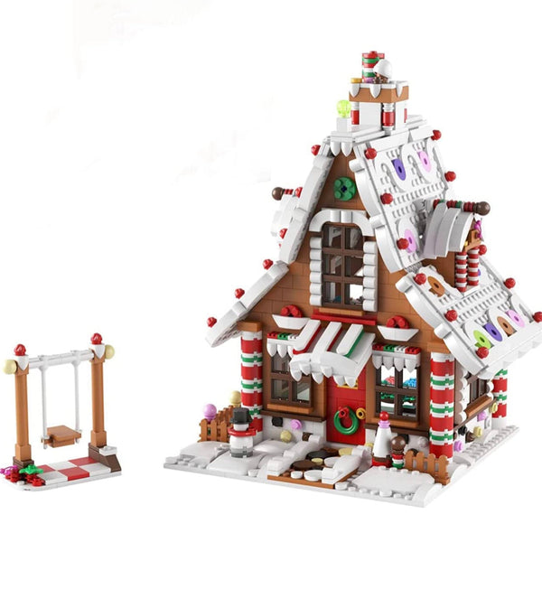 Open Box | Holiday Gingerbread Building Block House