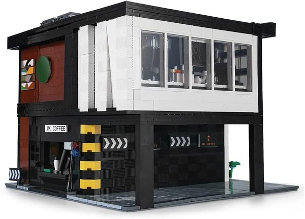 Coffee House Modern Architecture Building Blocks Modular MOC Toy Bricks Building Set | General Jim's Toys
