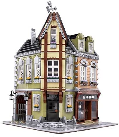 Vintage Victorian Corner Shop Building Blocks Toy Store Bricks Set | General Jim's Toys