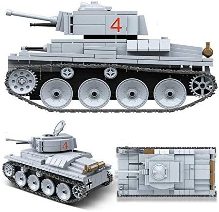 OPEN BOX WW2 Tank German LT-38 Light Tank Building Blocks Set | General Jim's Toys
