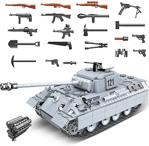 OPEN BOX WW2 Tank German Panther 121 Tank Building Blocks Set