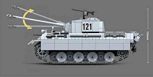 German Panther 121 WW2 Building Blocks Army Tank