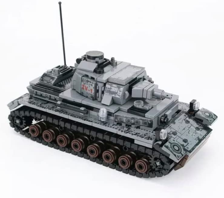 German Panzer IV Building Blocks Toy Tank Set