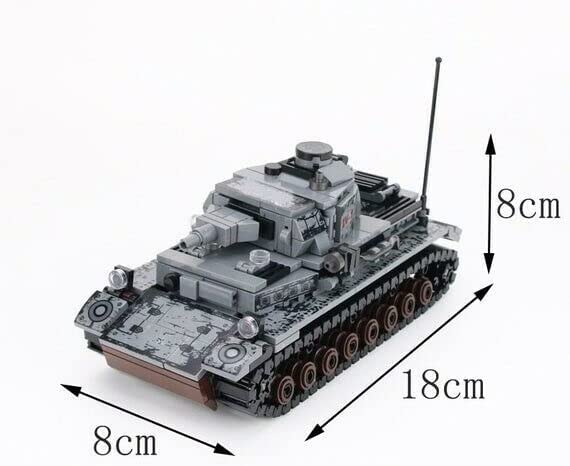 OPEN BOX German Panzer IV Tank Building Set