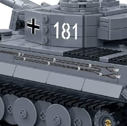 German King Tiger Building Blocks Toy Tank Set