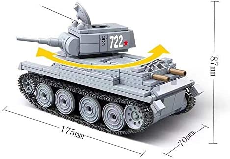 BT-7 Calvary Russian Army Tank Toy Bricks Set