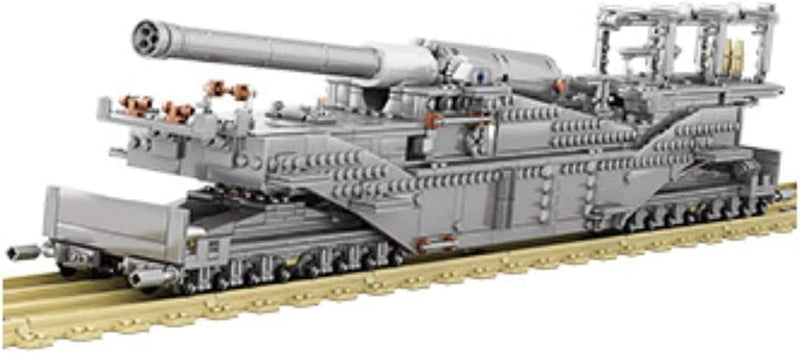 Gustav Dora Cannon Railway Gun WW2 Building Blocks Toy Bricks Set | General Jim's Toys